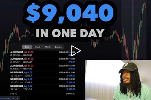 How I Made $9,040 In One Day Trading FOREX | NAS100 & AUDUSD