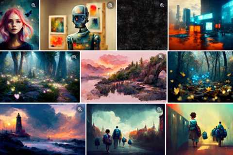Artists start promoting AI-generated paintings on inventory images web sites
