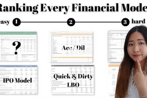 Ranking Every Financial Model You'll Do in Investment Banking from Simplest to Most Difficult