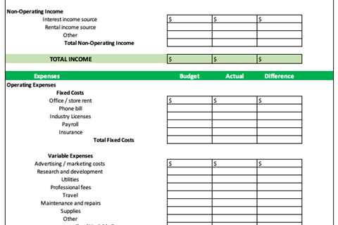 How to Choose the Best Budget Spreadsheet