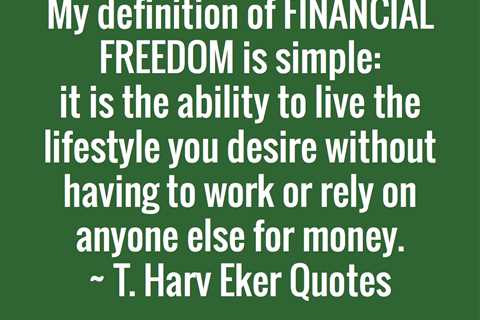 Understanding the Financial Freedom Definition
