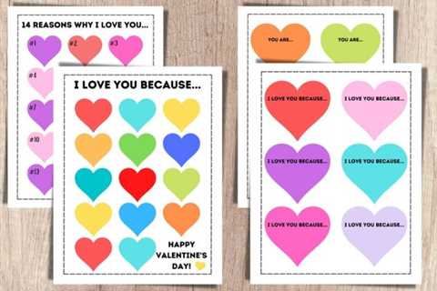 Free Valentine’s Day I Love You Printables