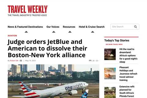 Federal Judge Orders American Airlines and JetBlue to Terminate Northeast Alliance Partnership