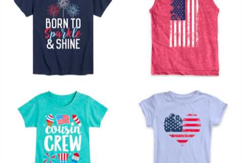Child’s Americana Graphic Tees & Tanks solely $9.79 + delivery!