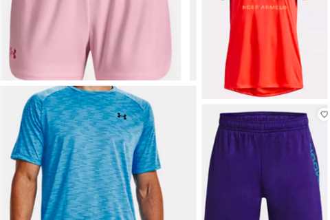 *HOT* Underneath Armour Tees, Tanks & Shorts as little as $8.38 shipped!