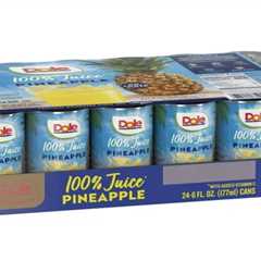 *HOT* Dole All Pure 100% Pineapple Juice, 6 fl oz Cans (24 rely) solely $10.72!