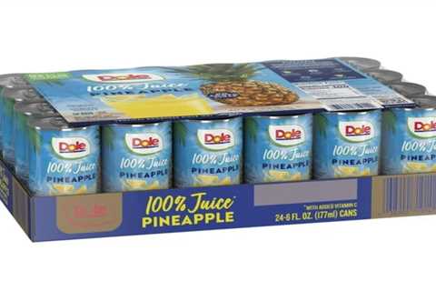 *HOT* Dole All Pure 100% Pineapple Juice, 6 fl oz Cans (24 rely) solely $10.72!