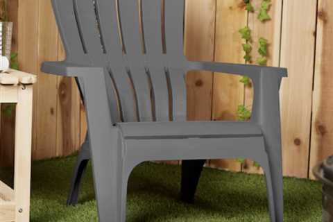 Stackable Plastic Stationary Adirondack Chair solely $17.98 (Reg. $25!)